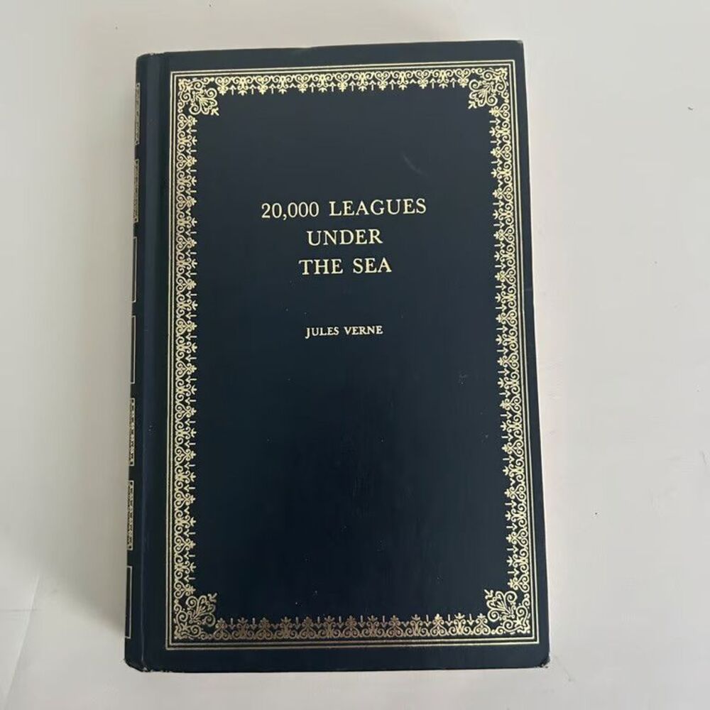 20000 Leagues Under The Sea Jules Verne Peebles Classic Library Hardcover Book